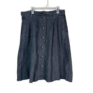 Crazy Horse Button Front Skirt Size 14‎